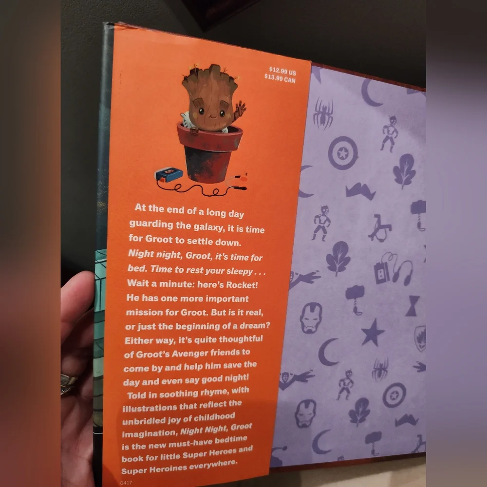 Marvel Night Night Groot Book